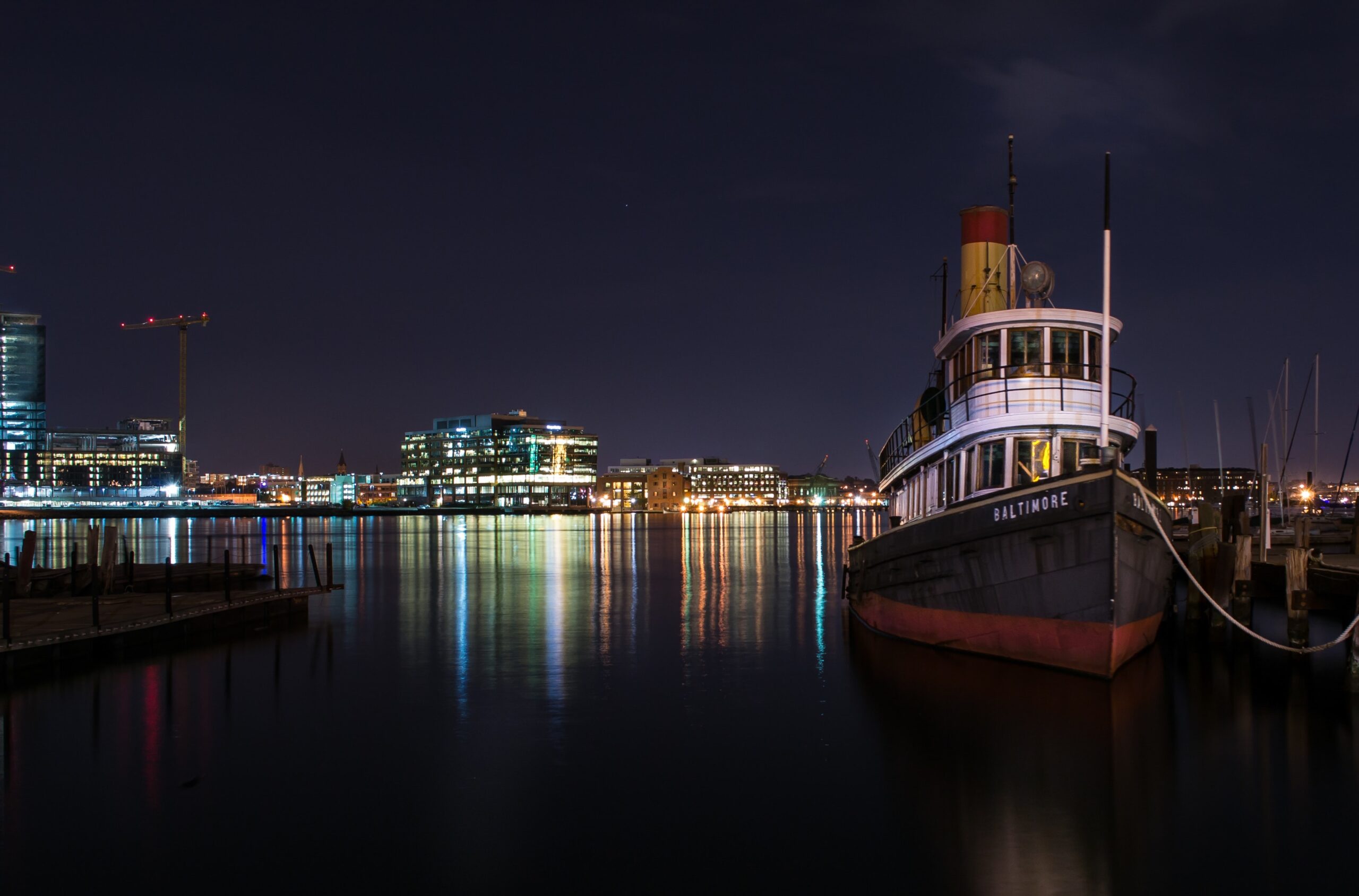 Baltimore harbor (Photo by Bob Burkhard)